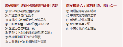 中國創(chuàng)新領(lǐng)袖EMBA企業(yè)家高端課程